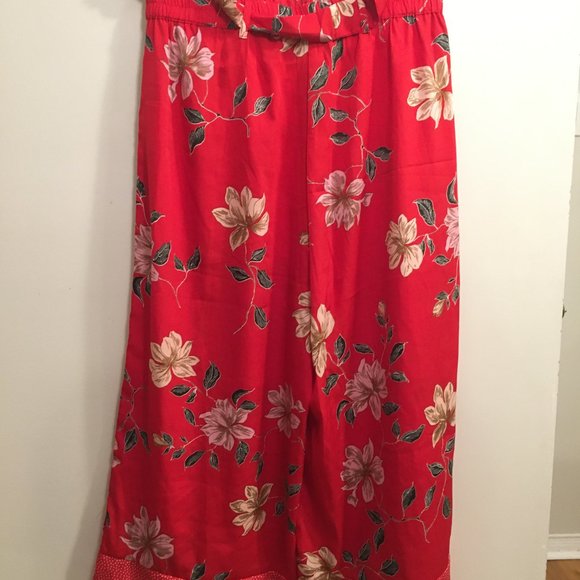 Wide Leg High Waist Culottes - Picture 3 of 3